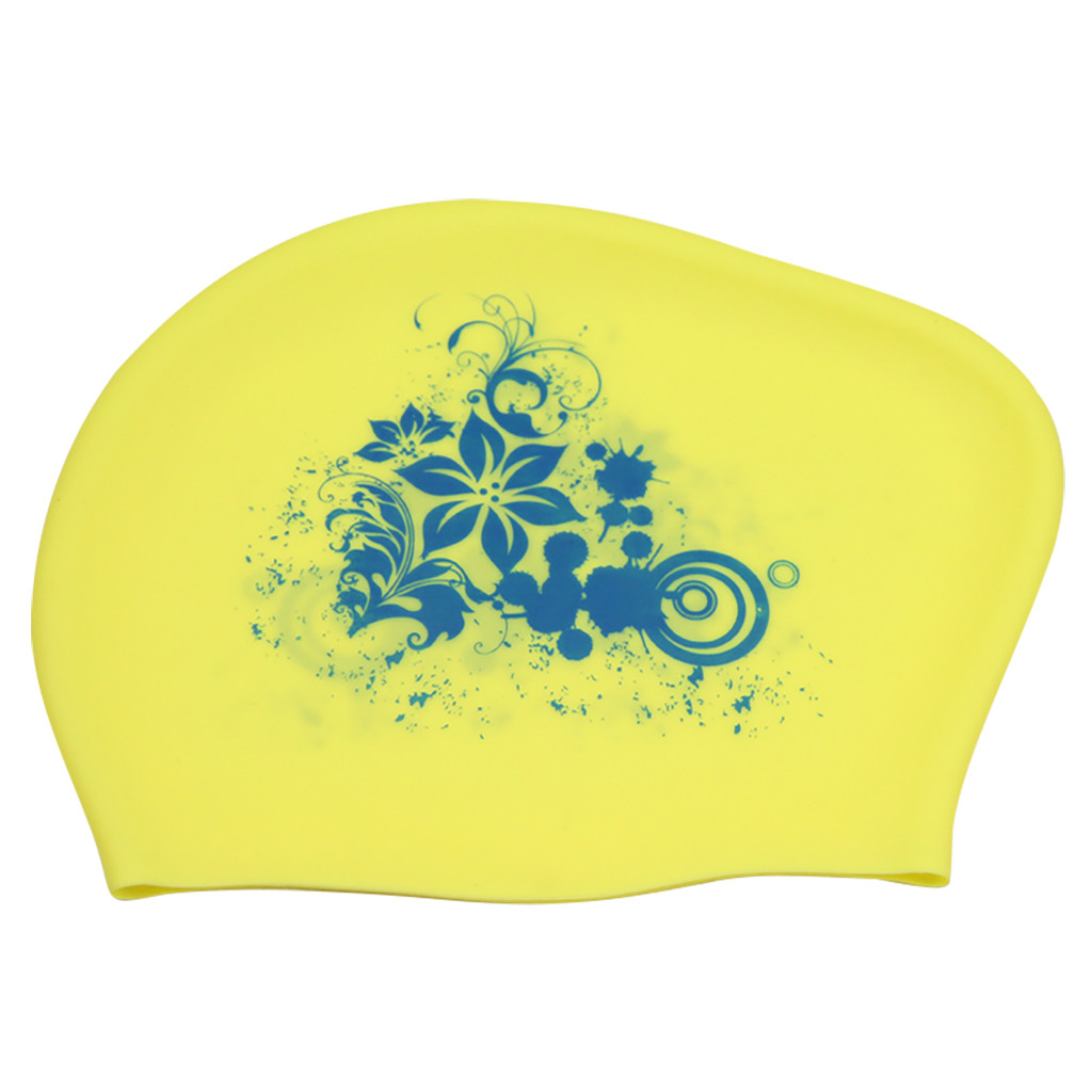 thumbnail image 2 of Gorro De Natación Impermeable De Silicona Para Piscina Para Mujeres Adultas Con Cabello Largo, 2 of 2